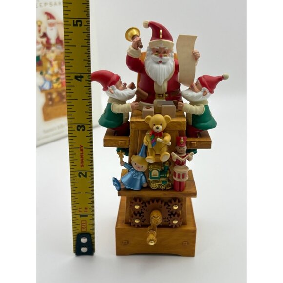 Hallmark Keepsake Christmas Ornament Santas Jolly Workshop 2009 Light & Sound - Picture 5 of 11